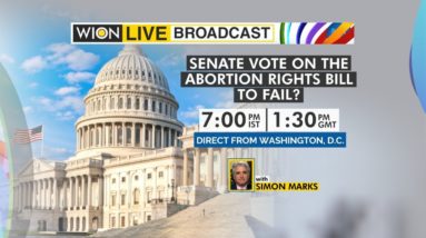 WION Live Broadcast: Senate vote on the abortion rights bill to fail? | Direct from Washington, DC