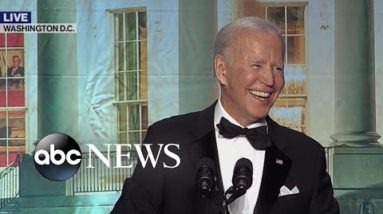 Biden delivers remarks at White House Correspondents' Dinner