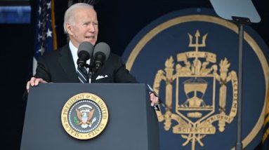 Biden speaks at U.S. Naval Academy graduation | full video