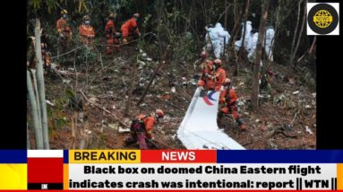 Black box on doomed China Eastern flight indicates crash was intentional: report || WTN ||