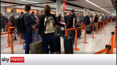 Easyjet and TUI flights cancelled as long queues build at UK airports