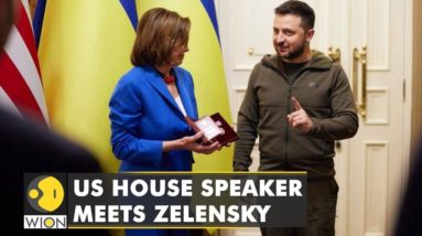 Nancy Pelosi's unannounced trip to Kyiv: US House speaker meets Ukraine President Zelensky | WION