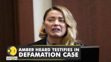 Amber Heard tearfully testifies about Johnny Depp's alleged abuse, drug use | Latest English News