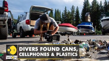 Lake Tahoe: Home to huge garbage problem, scuba divers collect pounds of trash | WION