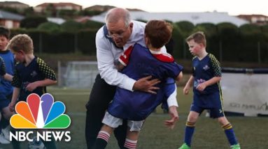 Watch: Australian Prime Minister Accidentally Tackles Child To Ground In Soccer Game