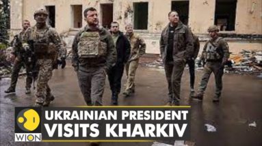 Russia-Ukraine crisis: Ukrainian president visits frontline soldiers in Kharkiv region | World News