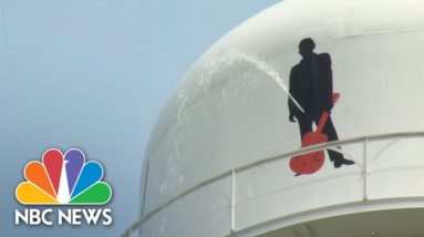 Johnny Cash Water Tower Springs Leak After Vandalism In Arkansas