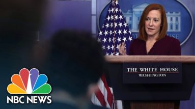 LIVE: Jen Psaki Holds Her Final White House Press Briefing | NBC News