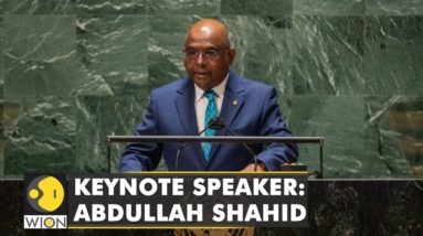 WION Global Summit: Keynote address by Abdulla Shahid, President of UN General assembly