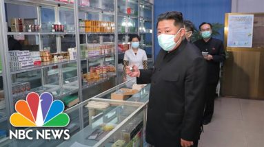 North Korea's Kim Inspects Pharmacies As Covid Cases Increase