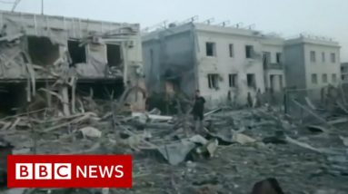 Odesa shopping centre hit by Russian missiles, Ukraine says - BBC News