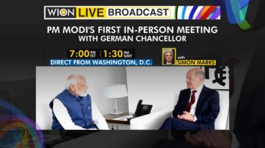 WION Live: PM Modi holds bilateral talks with German Chancellor | Direct from Washington, D.C.