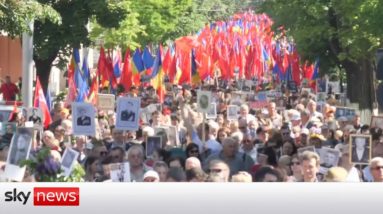 Moldova marks annual victory day parade while Ukraine war creates division