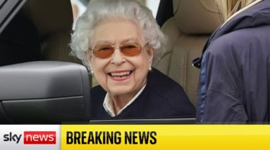 Queen pictured smiling and laughing at Royal Windsor Horse Show