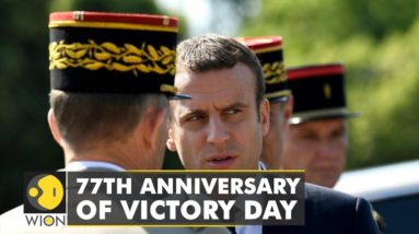 France's President Macron pays tribute to the fallen soldiers of World War II | WION