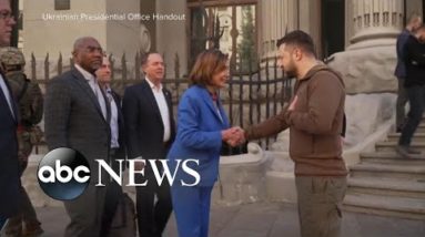 Speaker Pelosi meets Zelenskyy in unannounced visit to Kyiv