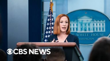 Watch Live: White House press secretary Jen Psaki holds briefing | CBS News