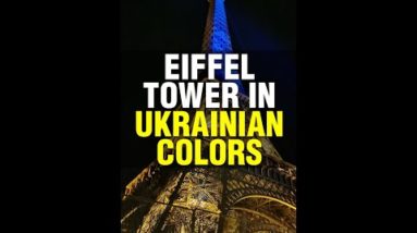 Eiffel Tower in Ukrainian flag’s color to show support | Paris | Russia-Ukraine | WION Shorts