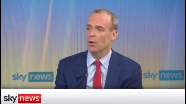 Deputy Prime Minister Dominic Raab says "Restraint is needed over public sector pay"