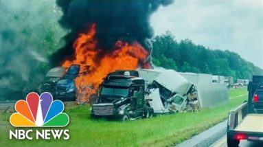 Deadly Crash On Arkansas Interstate Involves Eight Tractor-Trailers