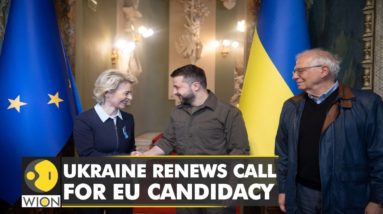 Zelensky says it is a decisive time for the country as Ukraine renews its call for the EU candidacy