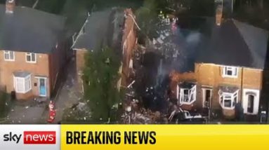 Birmingham: Woman found dead after house destroyed in suspected gas explosion