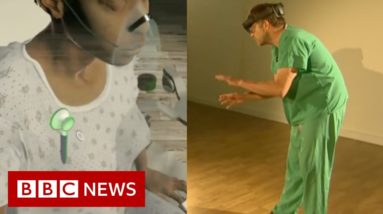 How holographic patients are being used to train doctors - BBC News