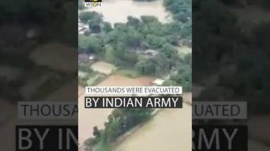 Indian air force airdrops aid to flood-hit Assam | WION Shorts