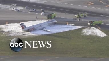 Investigation underway into jet's fiery crash landing in Miami