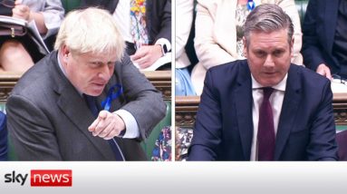 PMQs: Sir Keir Starmer tells Boris Johnson to" Do his job and get the trains running"