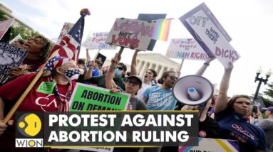 Protest in the US against abortion ruling by the Supreme Court | World English News | WION