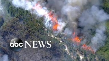 Southern New Jersey wildfire continues to rage