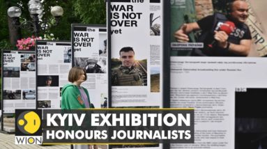 Kyiv Exhibition titled 'War is not over yet' honours journalists | Highlights horrors of war | WION