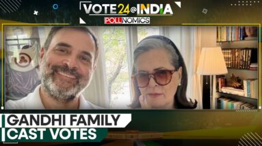 India General Election 2024: Congress leader Sonia Gandhi, Rahul and Priyanka cast their votes