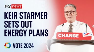 Watch live: Sir Keir Starmer delivers speech in Scotland on Great British Energy plan