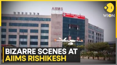 AIIMS Rishikesh: Police barges jeep into emergency ward, dramatic arrest operation | WION