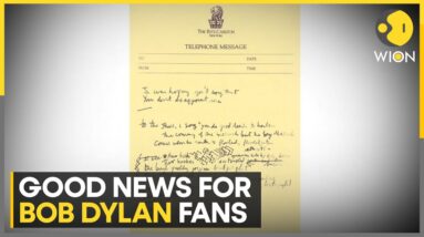 Bob Dylan's handwritten lyrics to go up for auction in June | WION