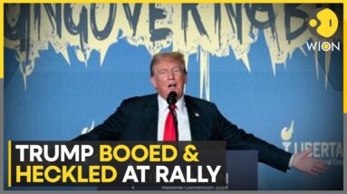 US: Donald Trump booed and hackled while addressing Libertarian event | WION News