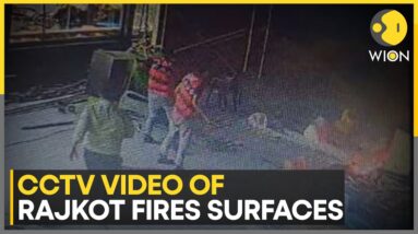 Rajkot Game Zone Fire: CCTV footage shows sparks from the welding at game zone | WION News