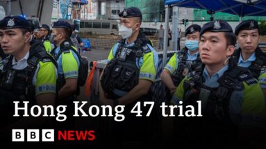 Hong Kong convicts 14 democracy activists in biggest national security case | BBC News