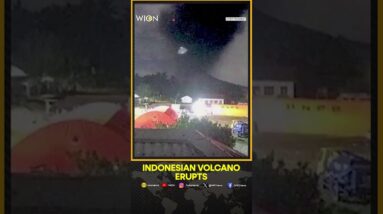 Indonesian Volcano Erupts, Forces 7 Villages To Evacuate | WION Shorts