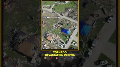 Drone footage reveals tornado devastation in Greenfield, Iowa | WION Shorts