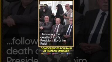 Mourners offer condolences at the Iranian embassy in Beirut | WION Shorts