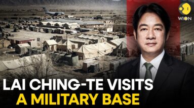 China-Taiwan tensions LIVE: Taiwan’s President Lai Ching-te visits a military base | WION LIVE