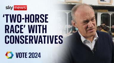 'Two-horse race' between Conservatives and Lib Dems says Sir Ed Davey