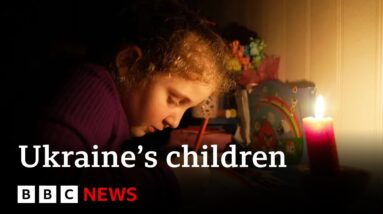 Ukraine’s children adapt to survive Russia's invasion | BBC News