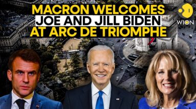 LIVE: Macron welcomes Joe and Jill Biden at Arc de Triomphe | Macron LIVE | Joe Biden LIVE | WION