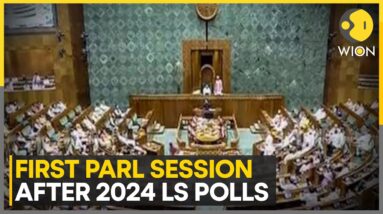 First Session of 18th Lok Sabha: PM Modi, other newly elected MPs take oath | WION News