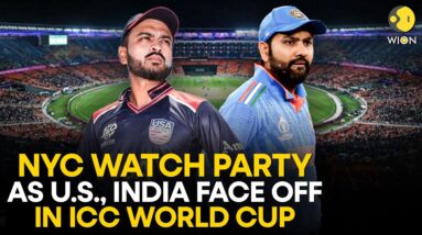 India VS USA LIVE: NYC watch party as U.S., India face off in ICC Men’s T20 World Cup | WION LIVE