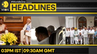 Nitish Kumar, Tejashwi Yadav take same flight | NDA, I.N.D.I.A bloc plan next move | WION Headlines